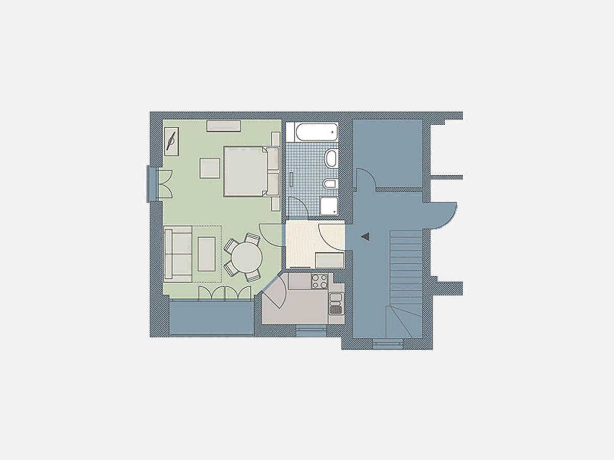Kaiservillen Heringsdorf - 1-Raum-Ferienwohnung Mit Balkon Dr3 Extérieur photo
